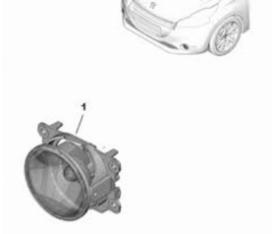 PEUGEOT 208 SİS FARI ORJİNAL