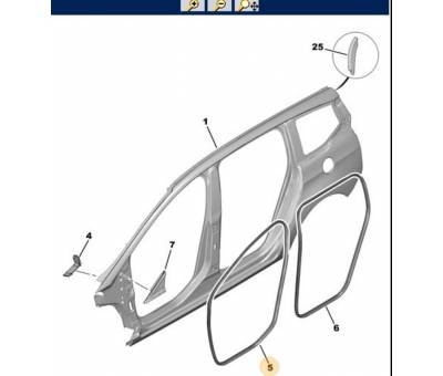 PEUGEOT 5008 ÖN KAPI LASTİĞİ