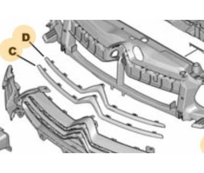 CİTROEN C4 ÖN PANJUR ARMA ÇITASI 745385 