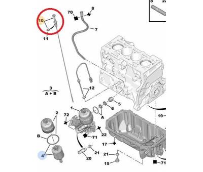 CİTROEN C4 YAĞ ÇUBUĞU 1.6 16V 1174.93