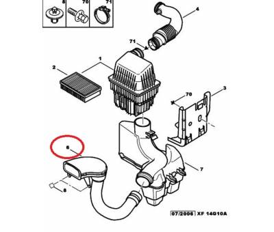 PEUGEOT 307 HAVA FİLTRE HORTUMU 1440.11