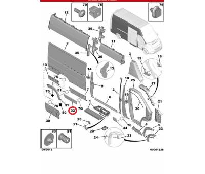 CİTROEN JUMPER ÇAMURLUK ÇITASI YAN SAC 2007 SONRASI MODELLER 8547Z0